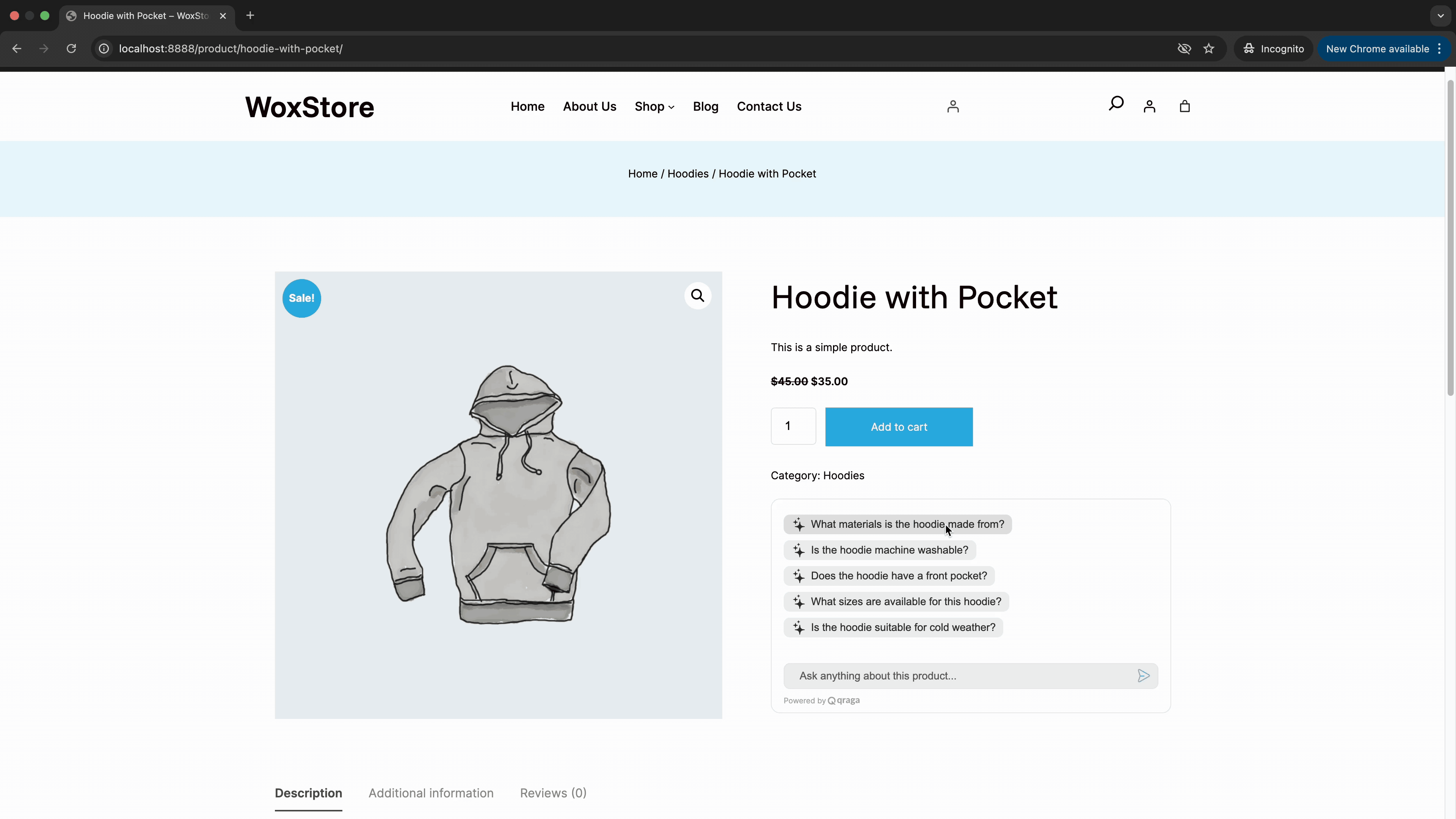 Product Q&A Widget